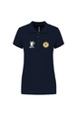 K255 Polo femme bleu Navy Rulles