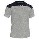 Polo Winner gris/noir