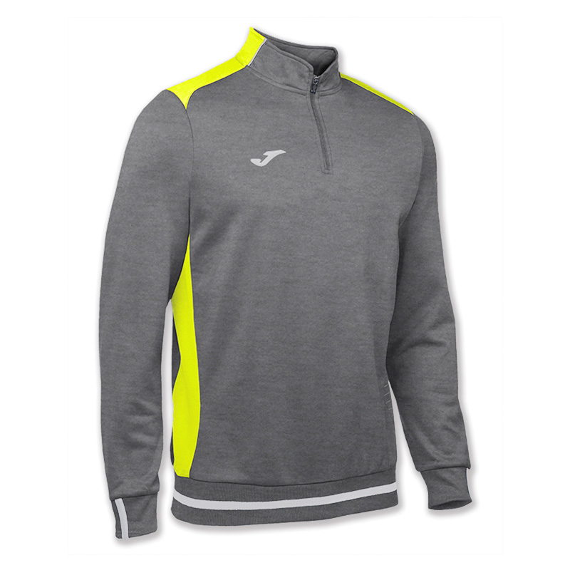 Sweat Joma campus II gris mélange/jaune (XL)