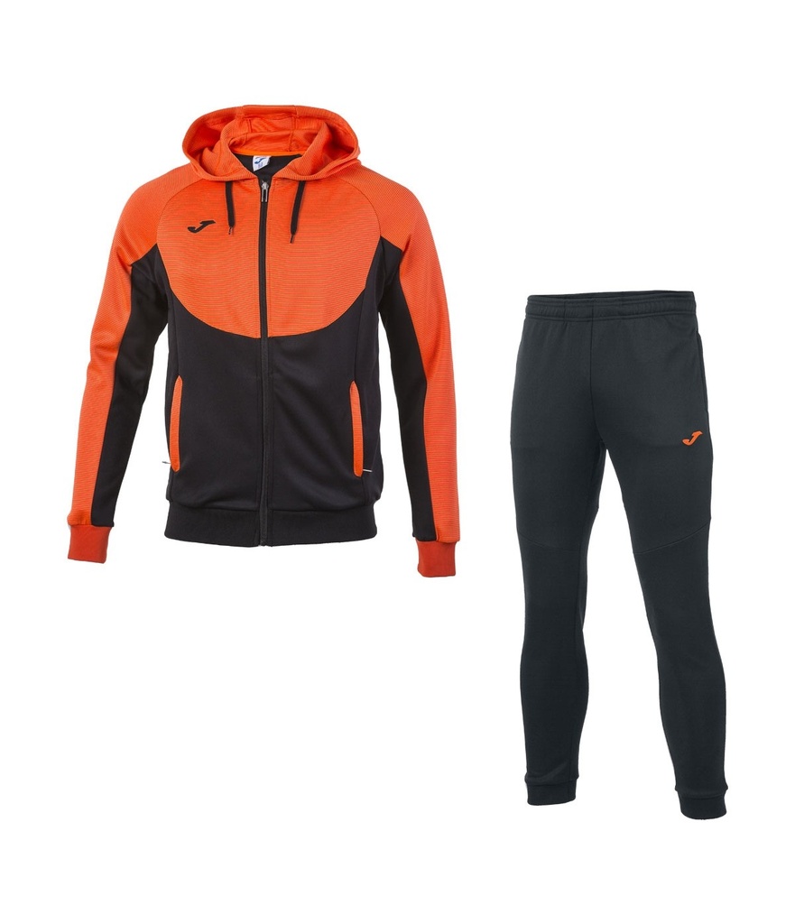 Ensemble jogging JOMA Essential orange/noir (M)