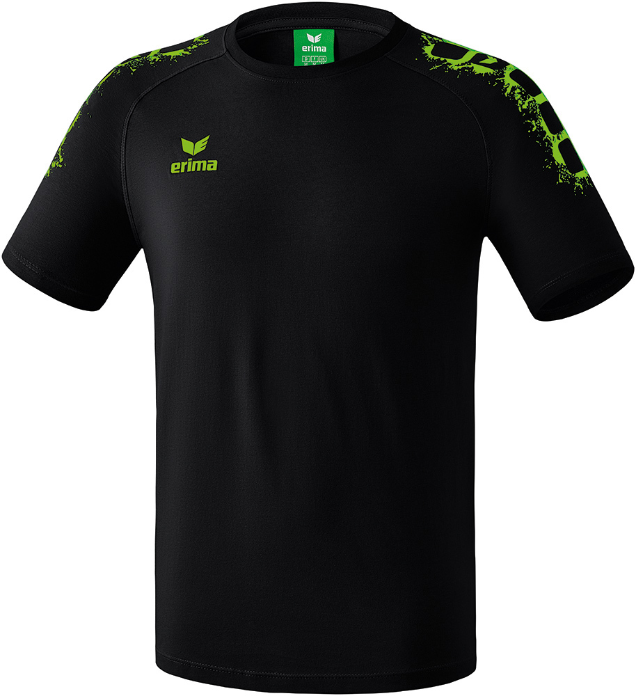 T-shirt ERIMA Graffic 5-C noir/vert fluo (XL)