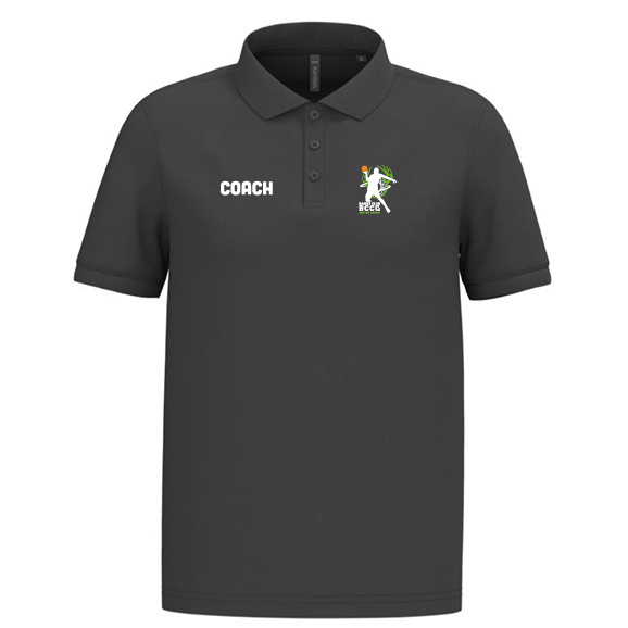 K254 Polo coach homme gris fonçé (4XL)