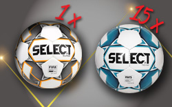 [Select_promo15+1] 1 Ballon de match + 15 ballons d'entraînement