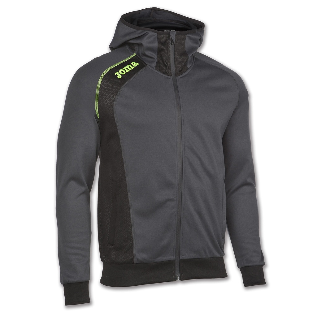 [100398.170] Sweat à capuche JOMA ELITE V gris/jaune