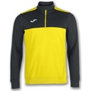 Sweat Joma Winner 1/4 zip jaune/noire